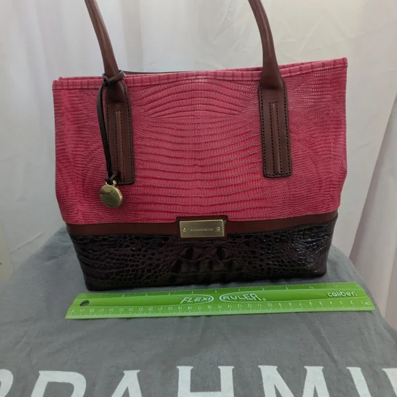 NWT Brahmin Pink and Brown Women's Bag